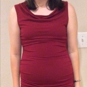 Red business dress